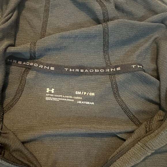 Under Armour Threadborne Knit 1/4 Zip Hooded Pullover - Picture 3 of 6